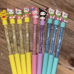 Hello Kitty, Kuromi, Pompurin Pens 