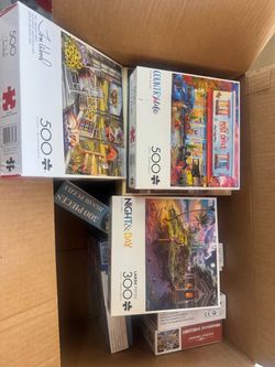 Puzzles 300-500 pcs