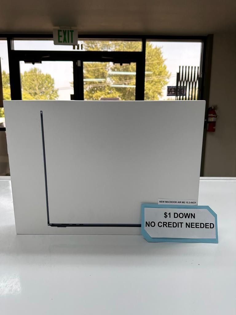 Apple MacBook Air M2 15.3inch Laptop New -PAYMENTS AVAILABLE FOR AS LOW AS $1 DOWN - NO CREDIT NEEDED