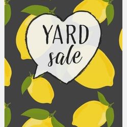 Yard sale  June 21
