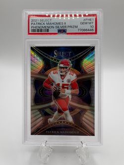 2021 Select - Patrick Mahomes II #PHE-1 Phenomenon Silver Prizm 💥PSA 10💥 (C)