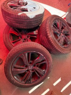 Honda Alloy Wheels with Tires Set of 4