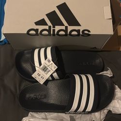 Adidas Slides Shower Size 10 Men Size 11 Women 