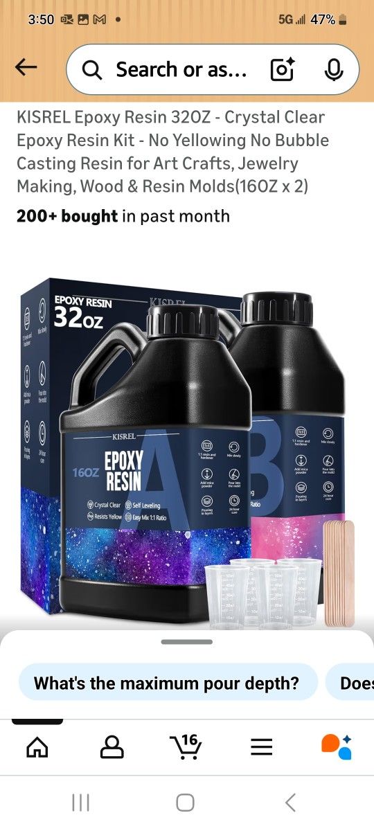 Epoxy Resin 32 OZ