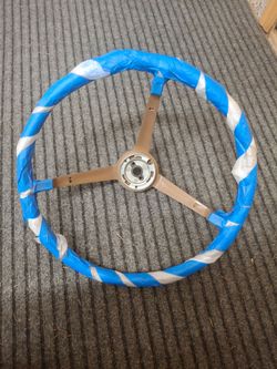 Vintage 3-Spoke Steering Wheel