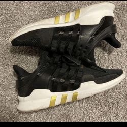 Size 7.5 adidas EQT Support ADV Black - Tennis Shoes. Great condition but missing the inserts