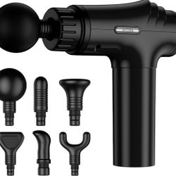 Massager Massage Deep Tissue Muscle Massager 30 Speeds Quiet Handheld LCD Touch Screen 6 Heads Massager