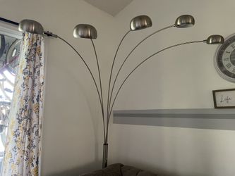 Silver Floor Lamp - From Ashley Furniture
