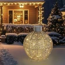 NEW Christmas Golden Twinkling Ornament