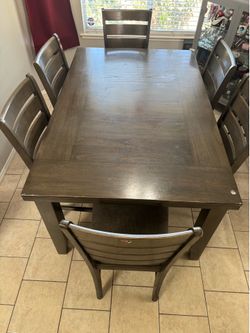 Dinning table AND chairs