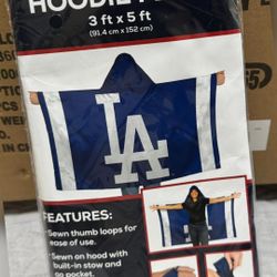 New Los Angeles Dodgers 3x5 Hoodie Flag