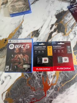 ps5 game / sd card bundle for sale