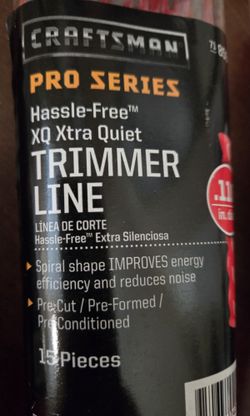 Line Trimmer .110 Line - Craftsman