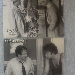 Cadillac Man 11x14 Lobby Cards 2pc Robin Williams, Tim Robbin’s 1990