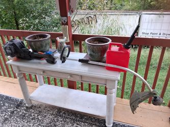 Weed trimmer electric start