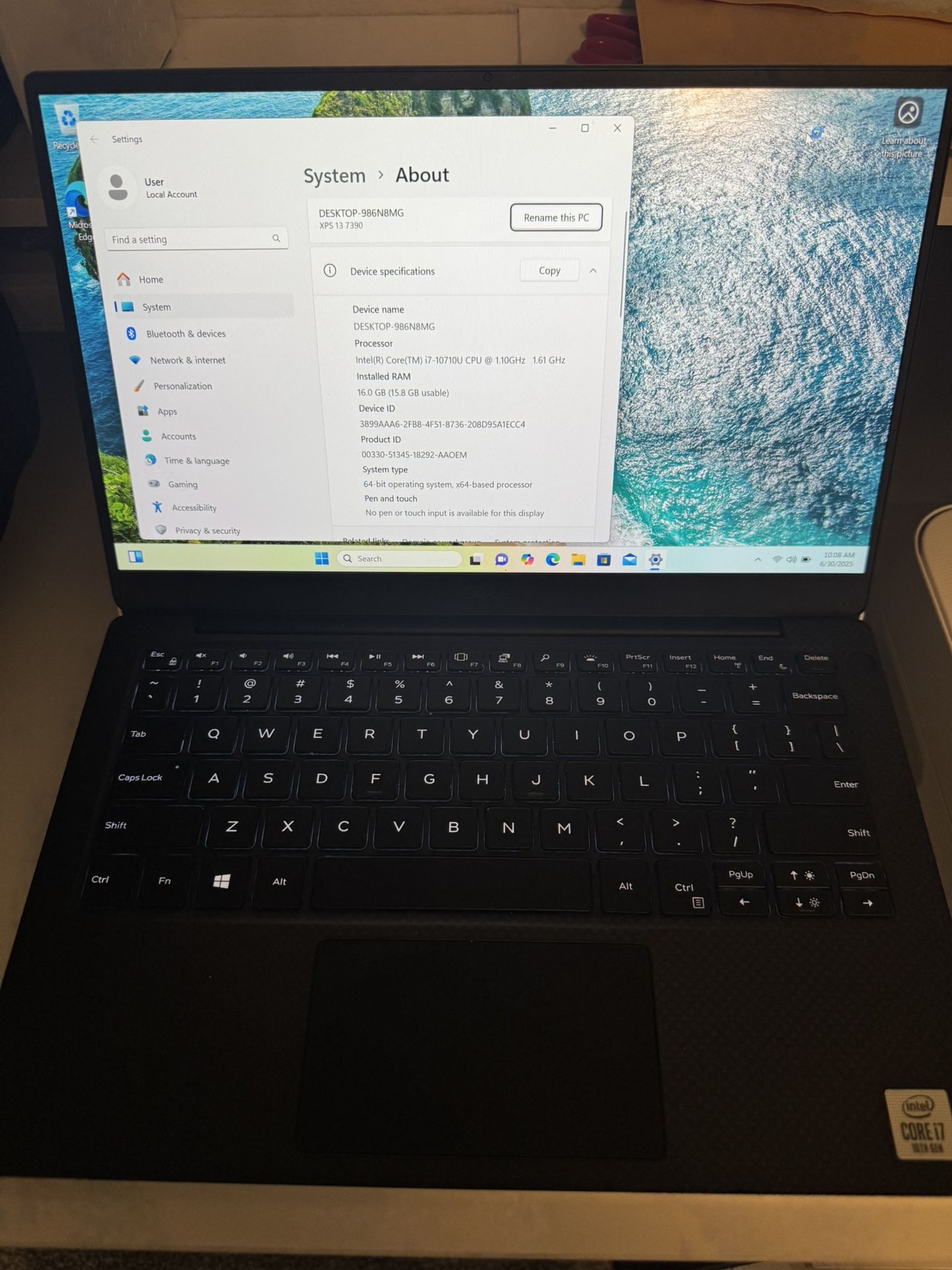 Dell XPS 13 7390 - 13 Inch (perfect For College/work)