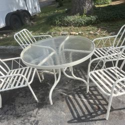 Patio Table With Four Chairs