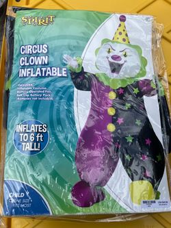 Clown kids halloween costume