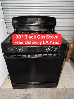 GE 30" Black Gas Range Stove Free delivery LA