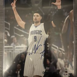 Autographed Nikola Vucevic 8x10 Photo Orlando Magic 
