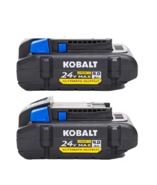 Kobalt 24 Volt 4.0 Ah Ultimate Output 2 Pack