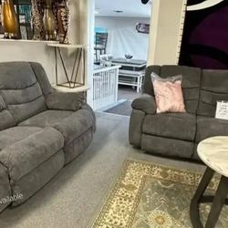 Gray Sofa And Loveseat/ Brand New