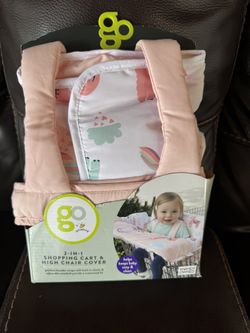 Go Goldbug 2 in 1 Baby Shopping Cart High Chair Cover Llama Unicorn Rhino (New)  Location new port Richey 