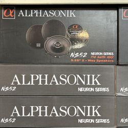 Alphasonik 5.25” Speakers 