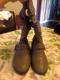 Grey boots size 7.5