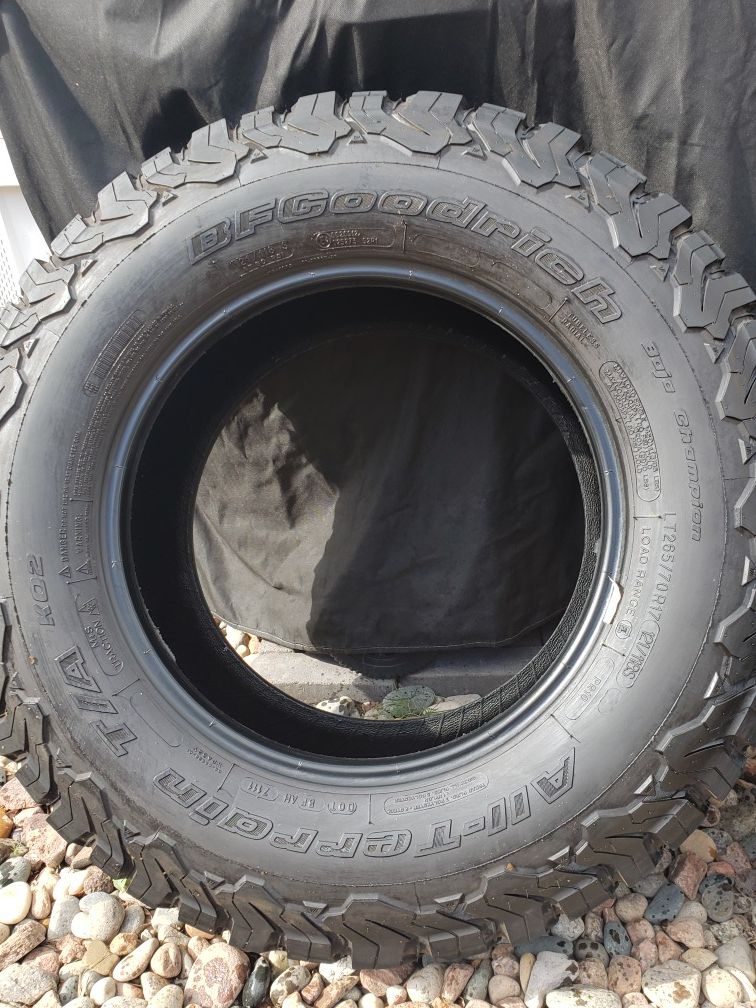 BF Goodrich 10ply tires only. Price Drop!!!!