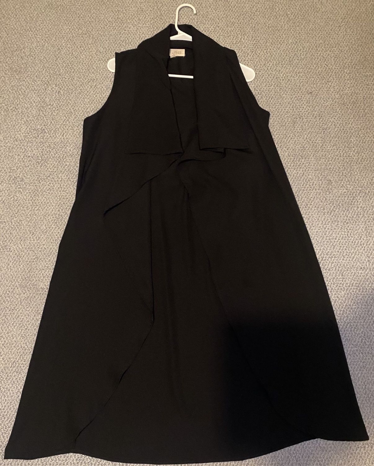 Sweet Wanderer Black Women's Vest Tunic Size Medium