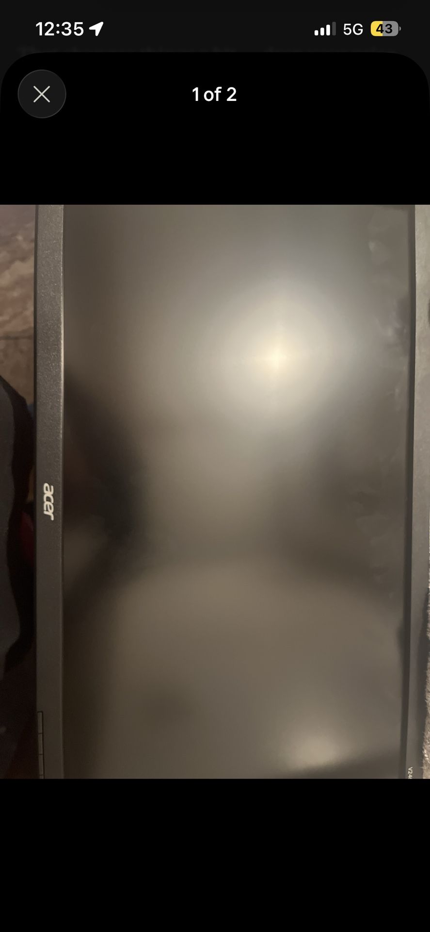 Acer V246HQL 24” FHD Monitor – Good Condition