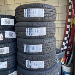 215/55/16 Kumho Set Of (4) New Tires Ready To Install !