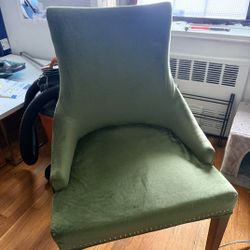 Green Velvet Chair