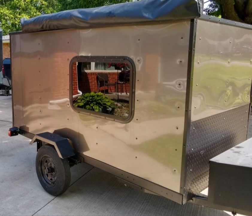 Ready To Go 8’x4’ Camping Trailer