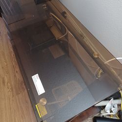 GLASS TV STAND