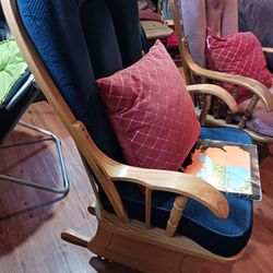  2 Oakwood Rocking Chairs