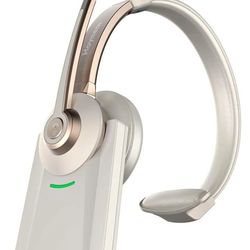Champagne Gold) 
Bluetooth Headset, Wireless Headphones with Microphone Noise Canceling