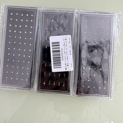 Nose rings studs stainless steel