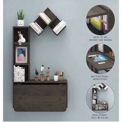 Folding Wall Mounted Drop Leaf Table,