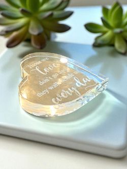 Remembrance Crystal Heart 