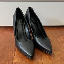 Vince Camuto Black Leather Heels