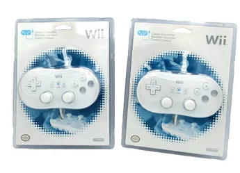 Lot of 2 New Sealed Official Nintendo Wii Classic Controller White RVL-005