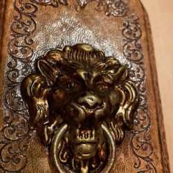 Vintage 70s Leather Decanter