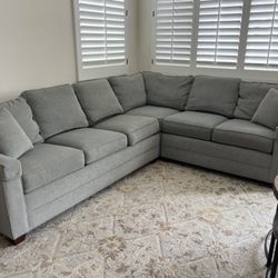 Ethan Allen Sectional Sleeper Couch 