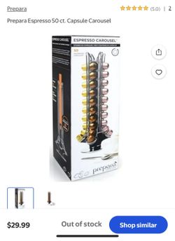 Nespresso Coffee Pods Holder and Carousel