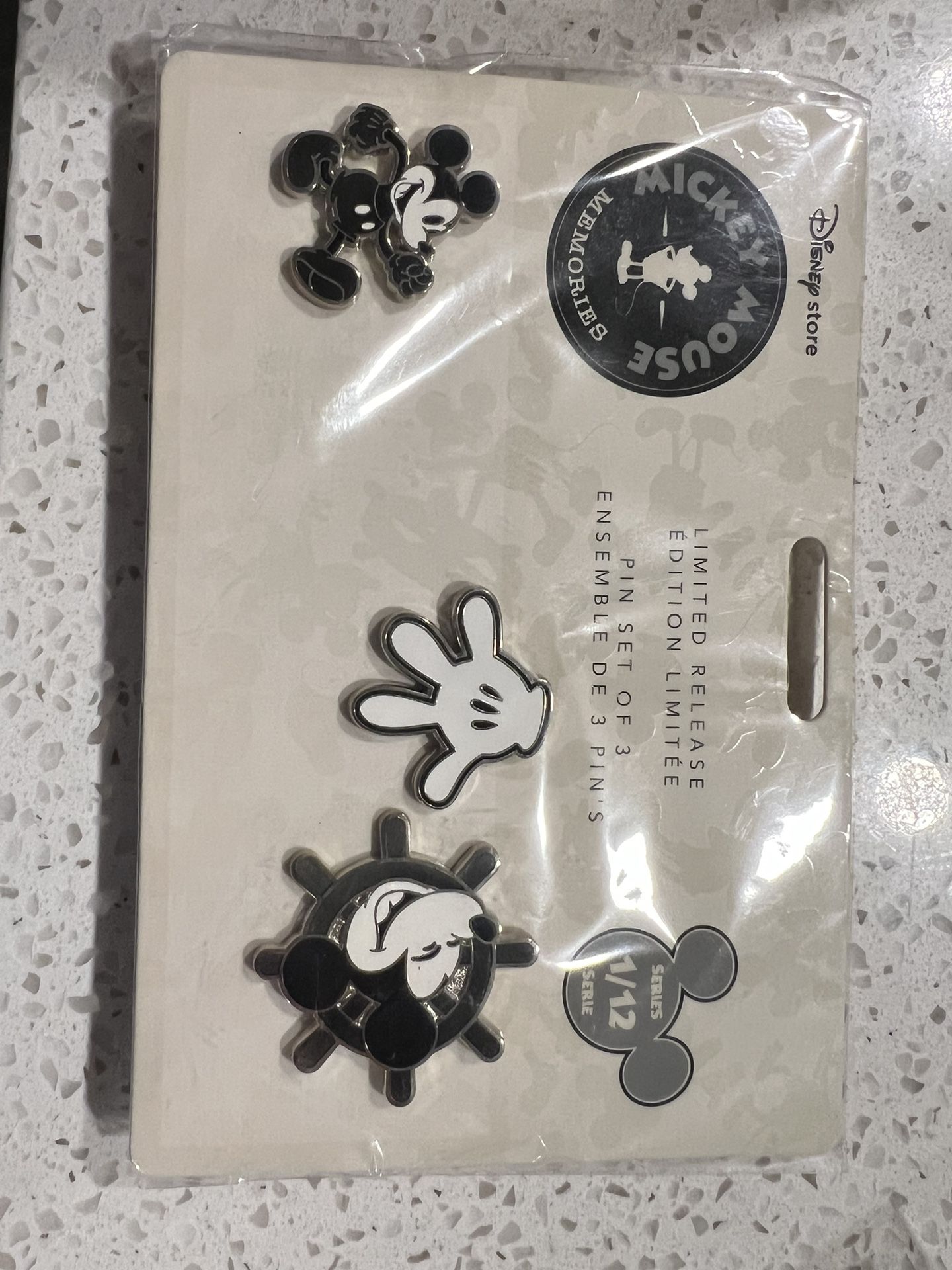 Disney Mickey Mouse Memories Pin Set- Limited Release