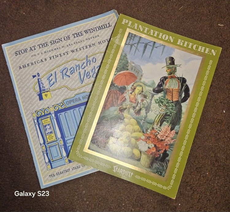 VINTAGE Las Vegas MENUS