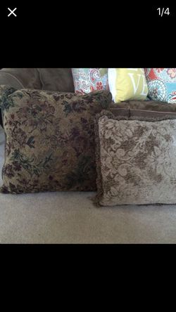 Beautiful pillows big is $15 small $10