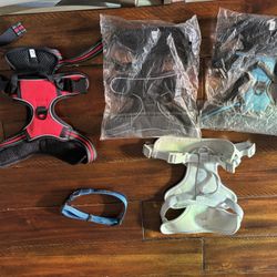 Dog harnesses And A Collar